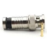 BNC Connector (2 pcs type),Cu+Zinc Alloy