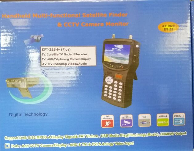 SAT FINDER HD WITH CAMERA 2 M